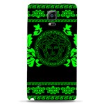 lime green Medusa Samsung Note 4 Hardshell Back Case