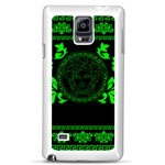 lime green Medusa Samsung Galaxy Note 4 Case (White)