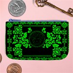 lime green Medusa Large Coin Purse