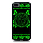 lime green Medusa Apple iPhone 8 Seamless Case (Black)