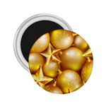 gold christmas ornaments 2.25  Magnet