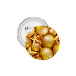 gold christmas ornaments 1.75  Button