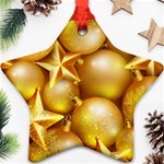 gold christmas ornaments Ornament (Star)