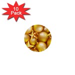 gold christmas ornaments 1  Mini Button (10 pack) 