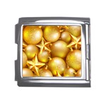 gold christmas ornaments Mega Link Italian Charm (18mm)