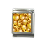 gold christmas ornaments Italian Charm (13mm)