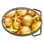 gold christmas ornaments Belt Buckle