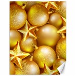 gold christmas ornaments Canvas 18  x 24 