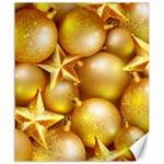 gold christmas ornaments Canvas 20  x 24 