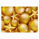 gold christmas ornaments Large Glasses Cloth