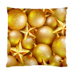 gold christmas ornaments Standard Cushion Case (Two Sides)