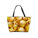 gold christmas ornaments Classic Shoulder Handbag