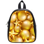 gold christmas ornaments School Bag (Small)