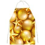 gold christmas ornaments Full Print Apron