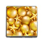 gold christmas ornaments Memory Card Reader (Square 5 Slot)