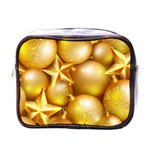 gold christmas ornaments Mini Toiletries Bag (One Side)