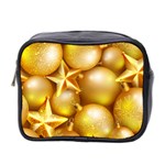 gold christmas ornaments Mini Toiletries Bag (Two Sides)