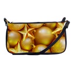 gold christmas ornaments Shoulder Clutch Bag