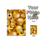 gold christmas ornaments Playing Cards 54 (Mini)