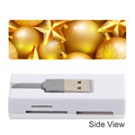 gold christmas ornaments Memory Card Reader (Stick)