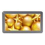 gold christmas ornaments Memory Card Reader (Mini)