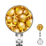 gold christmas ornaments Stainless Steel Nurses Watch