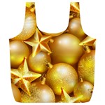 gold christmas ornaments Full Print Recycle Bag (XL)