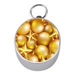 gold christmas ornaments Silver Compass (Mini)