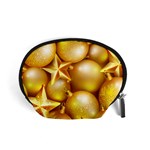 gold christmas ornaments Accessory Pouch (Small)