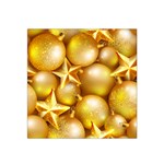 gold christmas ornaments Satin Bandana Scarf