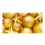 gold christmas ornaments Satin Wrap