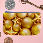 gold christmas ornaments Large Coin Purse