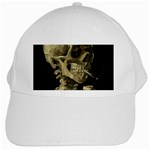 van gogh Skull White Cap