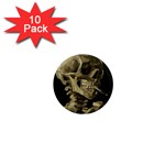 van gogh Skull 1  Mini Magnet (10 pack) 