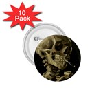 van gogh Skull 1.75  Button (10 pack) 