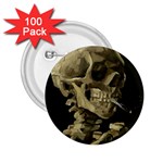 van gogh Skull 2.25  Button (100 pack)