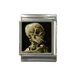 van gogh Skull Italian Charm (13mm)