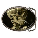 van gogh Skull Belt Buckle