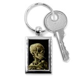 van gogh Skull Key Chain (Rectangle)