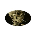 van gogh Skull Sticker (Oval)