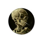 van gogh Skull Magnet 3  (Round)