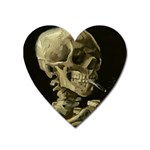 van gogh Skull Magnet (Heart)