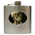 van gogh Skull Hip Flask (6 oz)