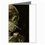 van gogh Skull Greeting Card