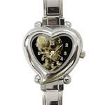 van gogh Skull Heart Italian Charm Watch