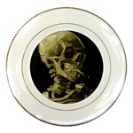 van gogh Skull Porcelain Plate