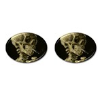 van gogh Skull Cufflinks (Oval)