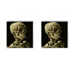 van gogh Skull Cufflinks (Square)