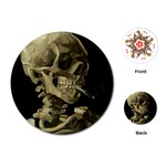 van gogh Skull Playing Cards (Round)