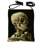 van gogh Skull Shoulder Sling Bag